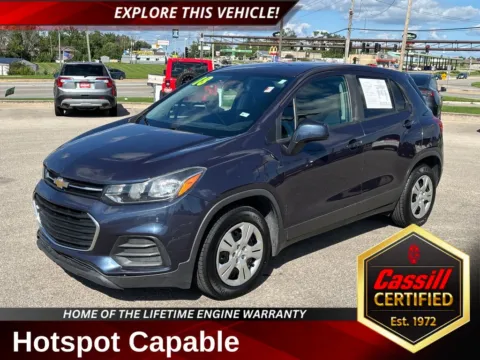 Blue 2018 Chevrolet Trax LS for sale in Cedar Rapids, IA
