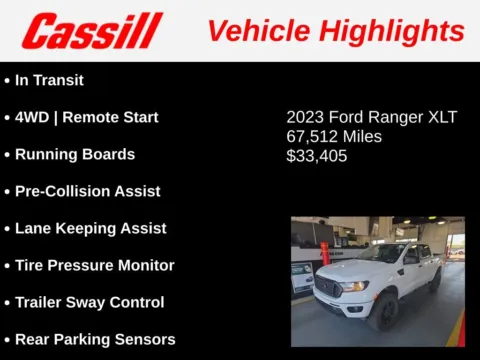 Another view of 2023 Ford Ranger XLT for sale in Cedar Rapids, IA at Cassill Motors