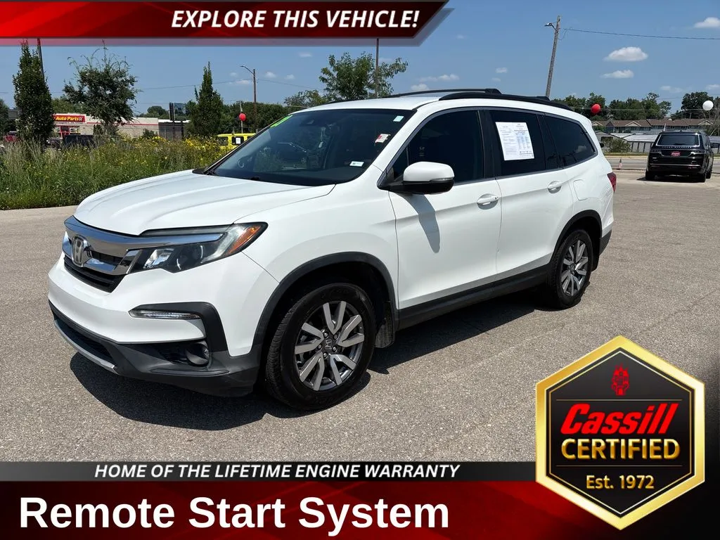 White 2021 Honda Pilot EX for sale in Cedar Rapids, IA