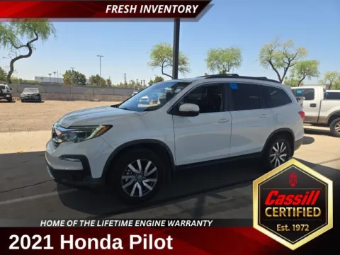 White 2021 Honda Pilot EX for sale in Cedar Rapids, IA