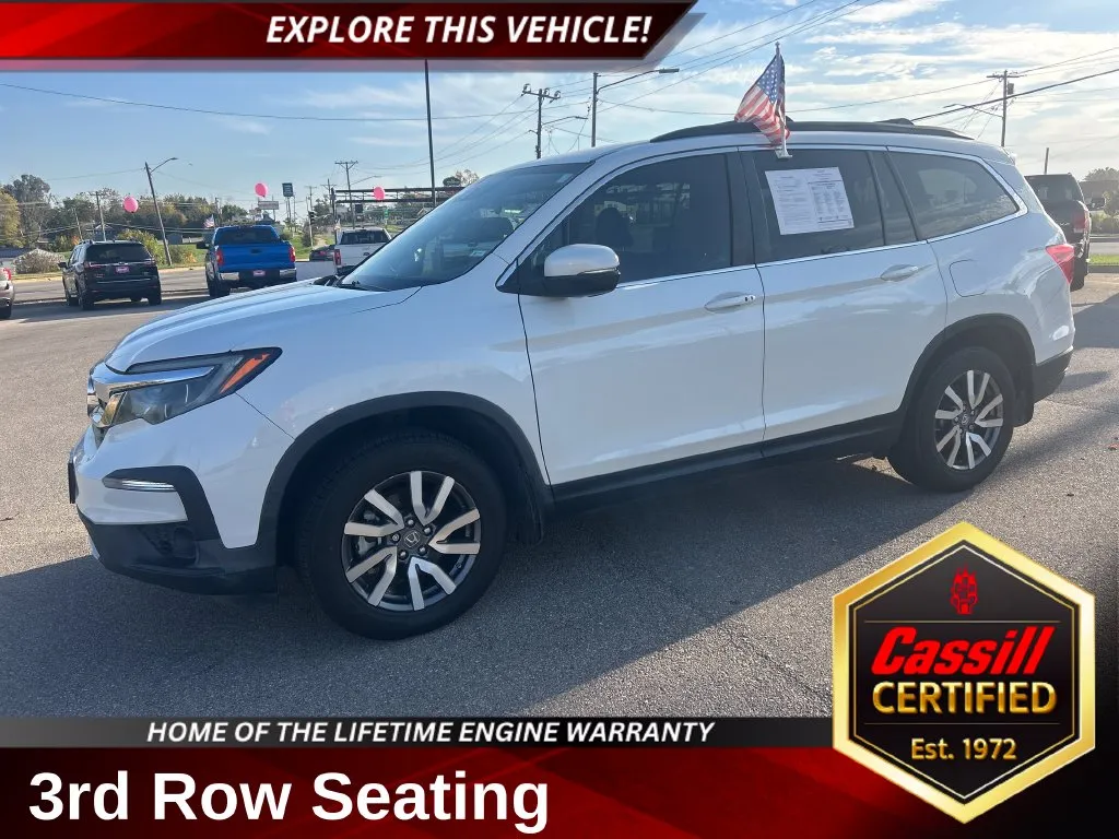 White 2021 Honda Pilot EX for sale in Cedar Rapids, IA