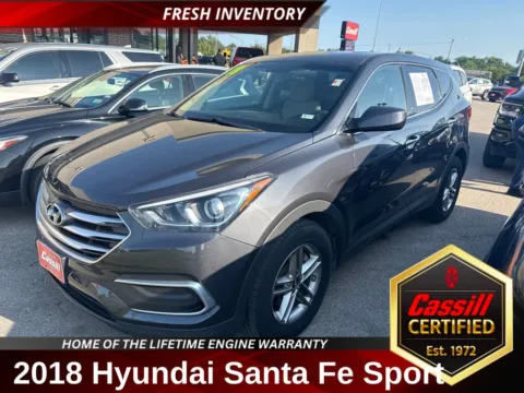 Gray 2018 Hyundai Santa Fe Sport 2.4 Base for sale in Cedar Rapids, IA