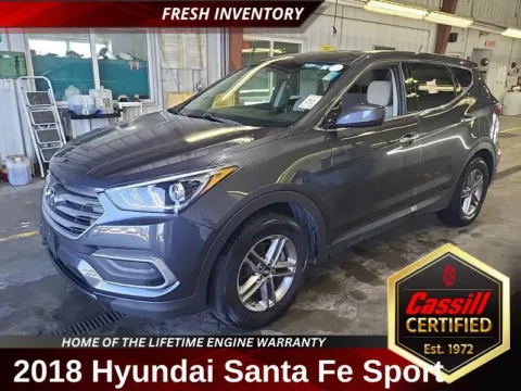 Gray 2018 Hyundai Santa Fe Sport 2.4 Base for sale in Cedar Rapids, IA