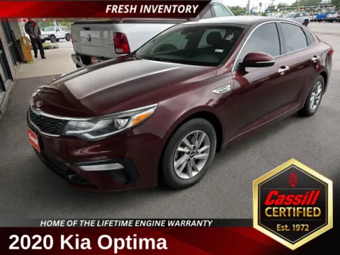 Red 2020 Kia Optima LX for sale in Cedar Rapids, IA