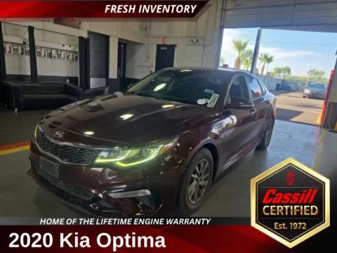 Red 2020 Kia Optima LX for sale in Cedar Rapids, IA