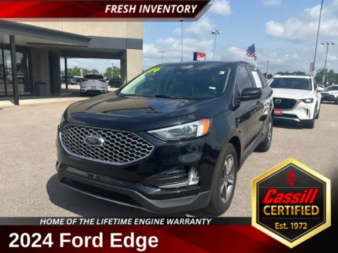 Black 2024 Ford Edge SEL for sale in Cedar Rapids, IA