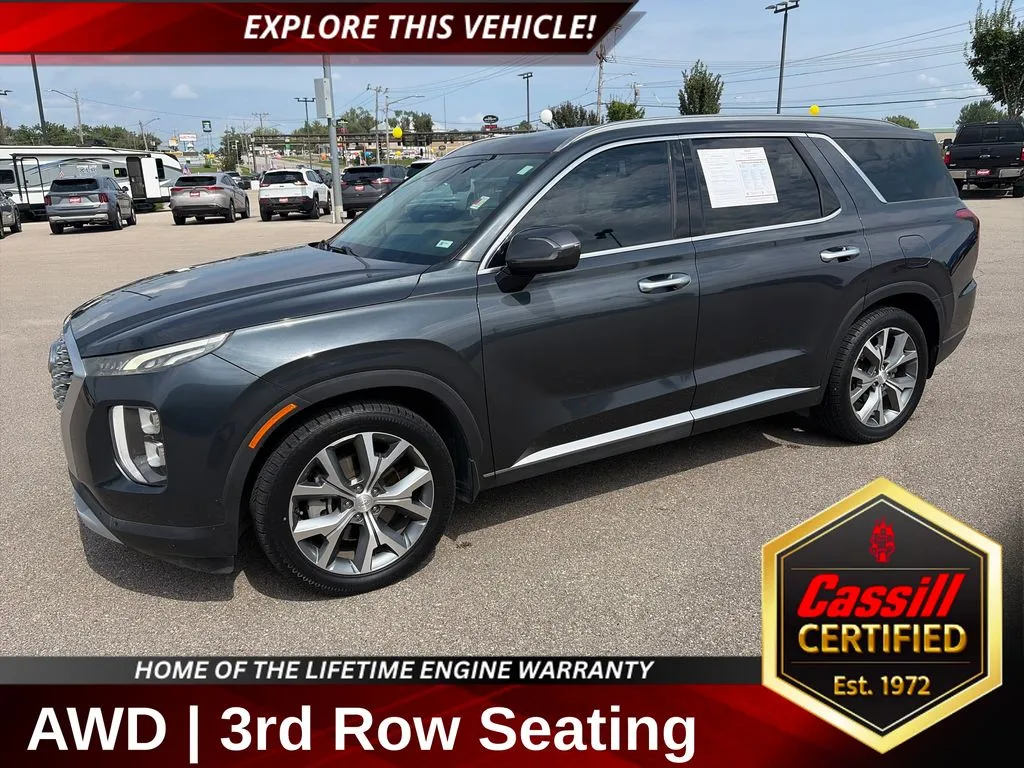 Gray 2020 Hyundai Palisade SEL for sale in Cedar Rapids, IA