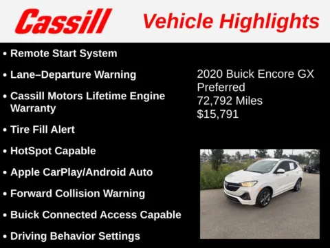 Another view of 2020 Buick Encore GX Preferred for sale in Cedar Rapids, IA at Cassill Motors