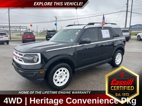 Black 2024 Ford Bronco Sport Heritage for sale in Cedar Rapids, IA