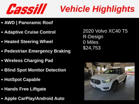Another view of 2020 Volvo XC40 R-Design for sale in Cedar Rapids, IA at Cassill Motors