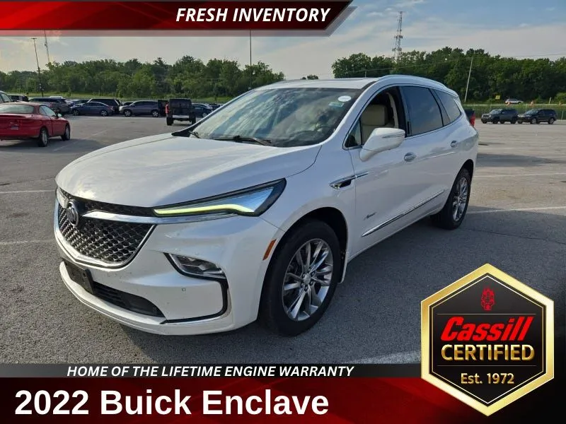White 2022 Buick Enclave Avenir for sale in Cedar Rapids, IA