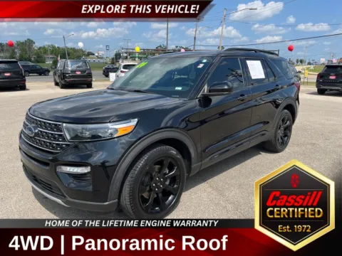 Black 2024 Ford Explorer ST-Line for sale in Cedar Rapids, IA
