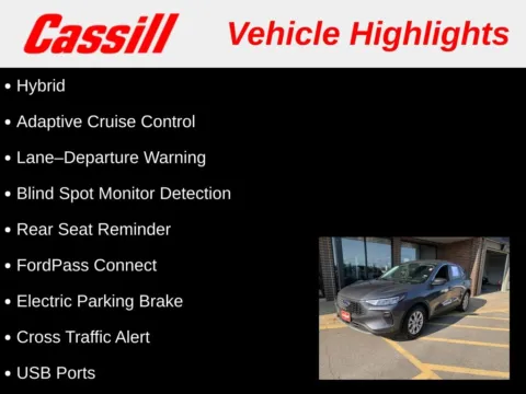Another view of 2023 Ford Escape Hybrid Active for sale in Cedar Rapids, IA at Cassill Motors
