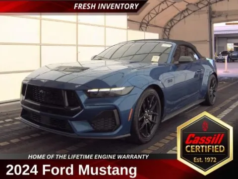 Blue 2024 Ford Mustang GT Premium for sale in Cedar Rapids, IA