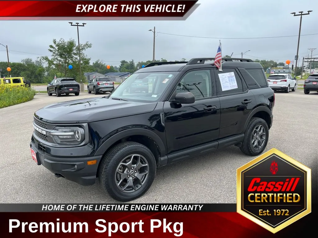 Black 2023 Ford Bronco Sport Badlands for sale in Cedar Rapids, IA