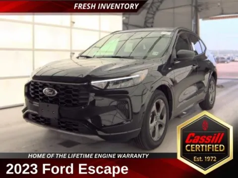 Black 2023 Ford Escape ST-Line for sale in Cedar Rapids, IA
