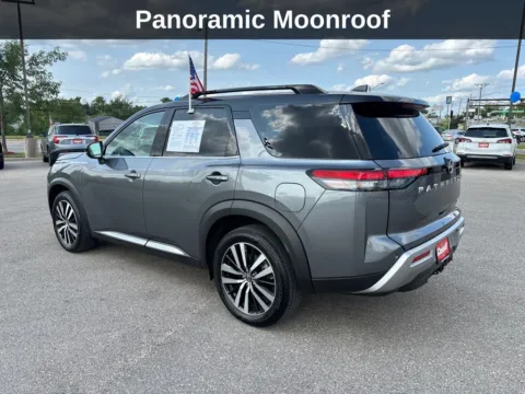 Another view of 2025 Nissan Pathfinder Platinum for sale in Cedar Rapids, IA at Cassill Motors