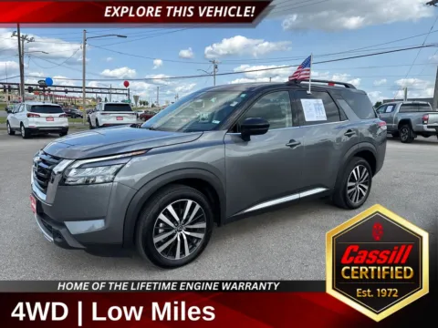 Gray 2025 Nissan Pathfinder Platinum for sale in Cedar Rapids, IA