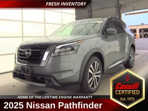Gray 2025 Nissan Pathfinder Platinum for sale in Cedar Rapids, IA