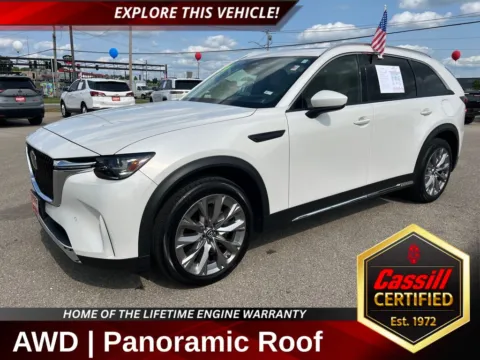 White 2024 Mazda CX-90 3.3 Turbo Premium for sale in Cedar Rapids, IA