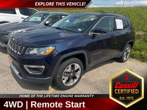 Blue 2018 Jeep Compass Limited for sale in Cedar Rapids, IA
