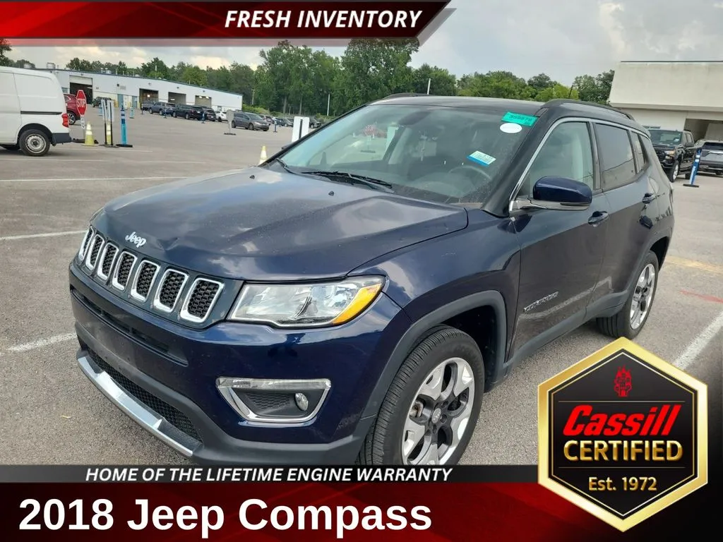 Blue 2018 Jeep Compass Limited for sale in Cedar Rapids, IA