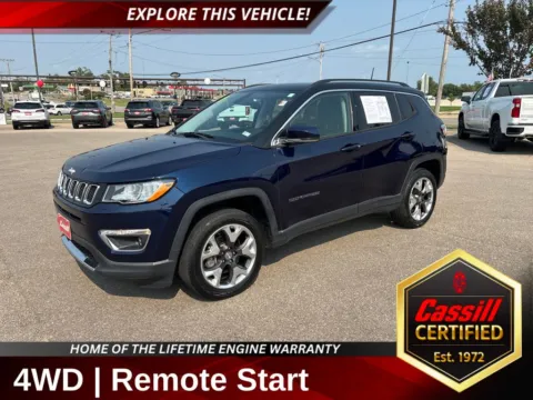 Blue 2018 Jeep Compass Limited for sale in Cedar Rapids, IA