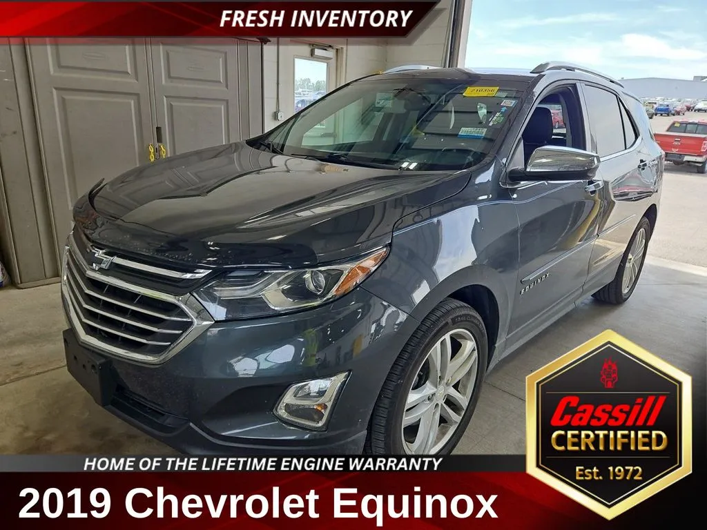 Gray 2019 Chevrolet Equinox Premier for sale in Cedar Rapids, IA