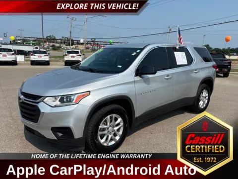 Silver 2019 Chevrolet Traverse LS for sale in Cedar Rapids, IA