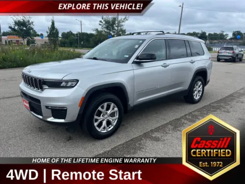 Silver 2023 Jeep Grand Cherokee L Limited for sale in Cedar Rapids, IA