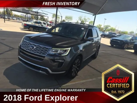 Gray 2018 Ford Explorer Platinum for sale in Cedar Rapids, IA