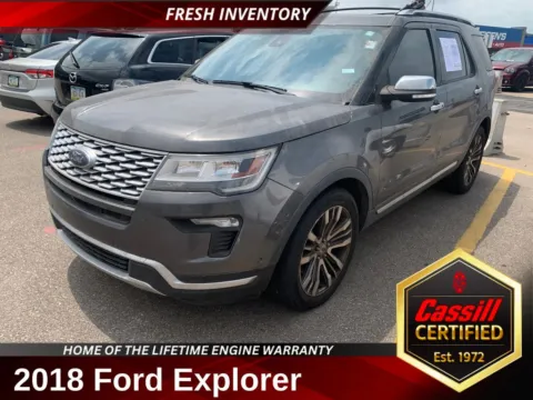 Gray 2018 Ford Explorer Platinum for sale in Cedar Rapids, IA