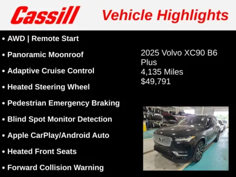 Another view of 2025 Volvo XC90 B6 Plus 7-Seater for sale in Cedar Rapids, IA at Cassill Motors