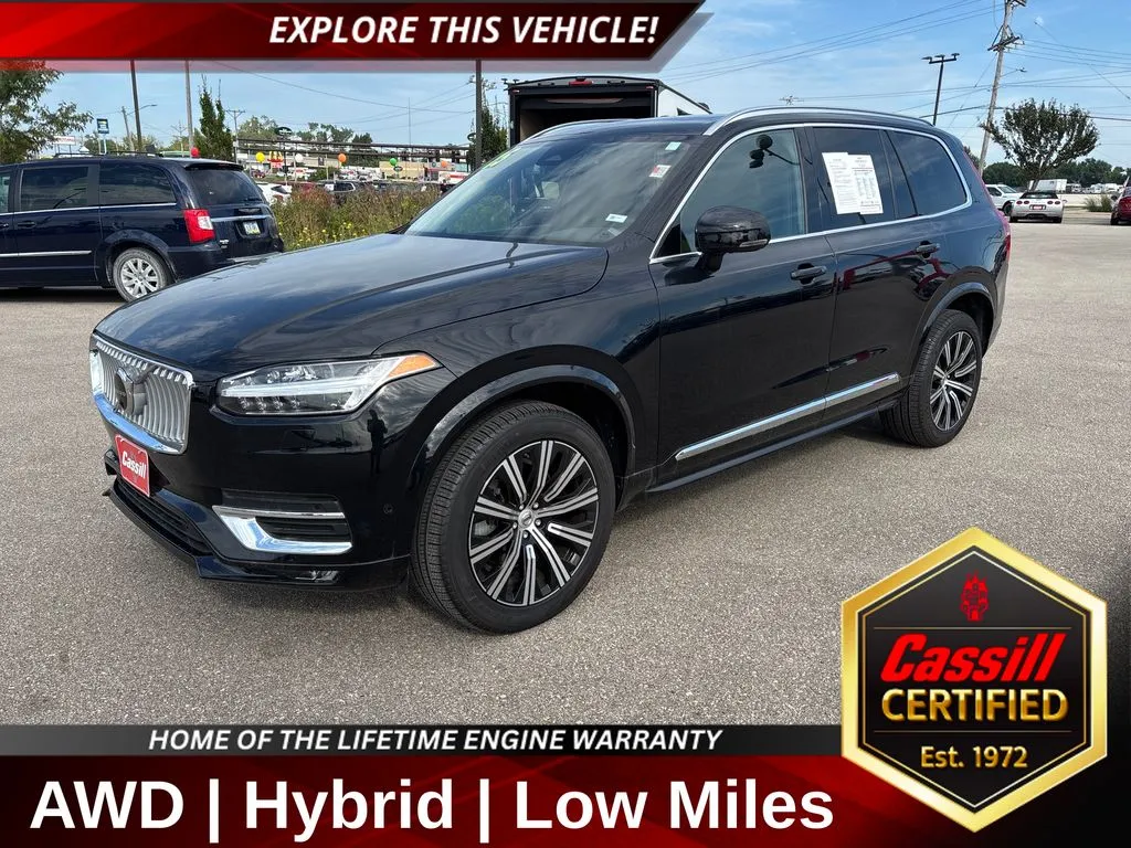 Black 2025 Volvo XC90 B6 Plus 7-Seater for sale in Cedar Rapids, IA