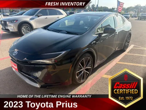 Black 2023 Toyota Prius XLE for sale in Cedar Rapids, IA