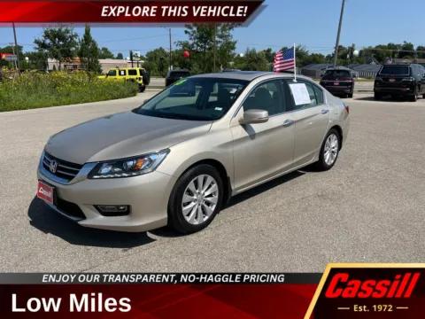 Beige 2013 Honda Accord EX-L for sale in Cedar Rapids, IA