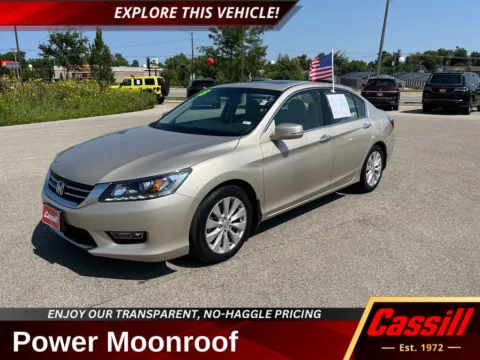 Beige 2013 Honda Accord EX-L for sale in Cedar Rapids, IA