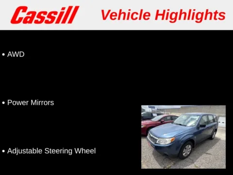 Another view of 2009 Subaru Forester 2.5X for sale in Cedar Rapids, IA at Cassill Motors