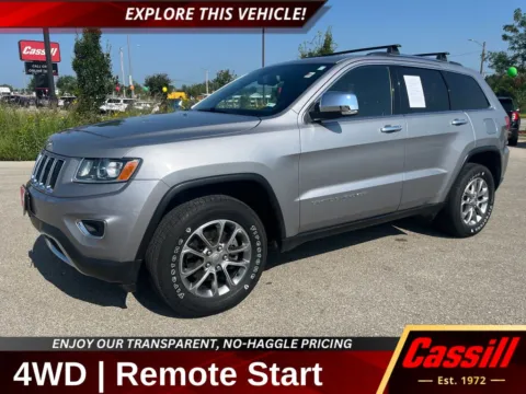 Silver 2014 Jeep Grand Cherokee Limited for sale in Cedar Rapids, IA