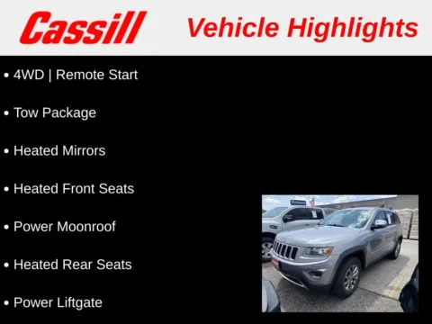 Another view of 2014 Jeep Grand Cherokee Limited for sale in Cedar Rapids, IA at Cassill Motors