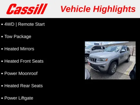 Another view of 2014 Jeep Grand Cherokee Limited for sale in Cedar Rapids, IA at Cassill Motors