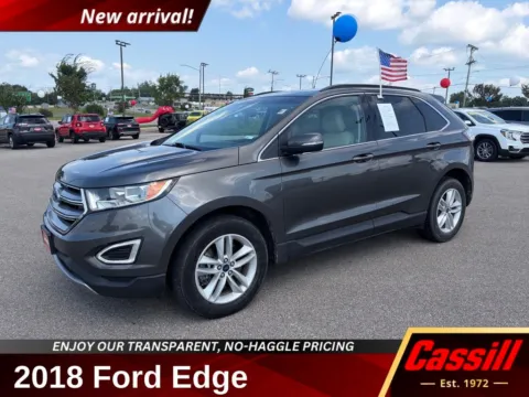 Gray 2018 Ford Edge SEL for sale in Cedar Rapids, IA