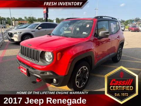 Red 2017 Jeep Renegade Trailhawk for sale in Cedar Rapids, IA