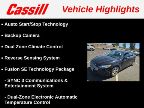 Another view of 2018 Ford Fusion SE for sale in Cedar Rapids, IA at Cassill Motors