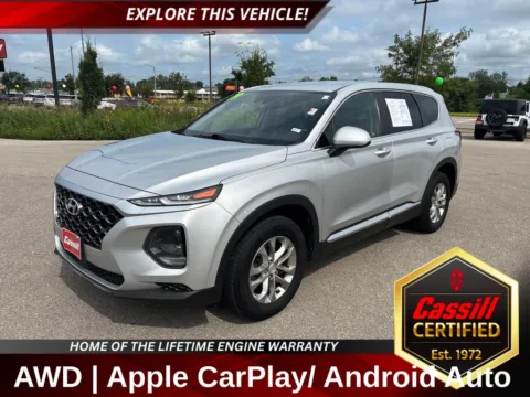Silver 2019 Hyundai Santa Fe SE for sale in Cedar Rapids, IA