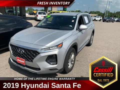Silver 2019 Hyundai Santa Fe SE for sale in Cedar Rapids, IA