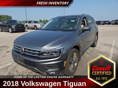 Gray 2018 Volkswagen Tiguan 2.0T SEL Premium for sale in Cedar Rapids, IA