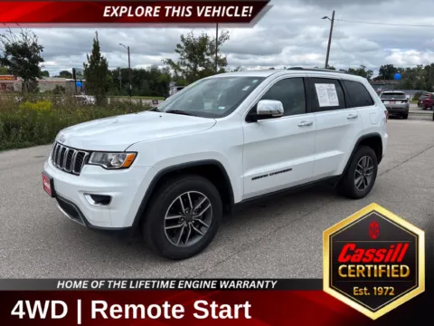 White 2020 Jeep Grand Cherokee Limited for sale in Cedar Rapids, IA