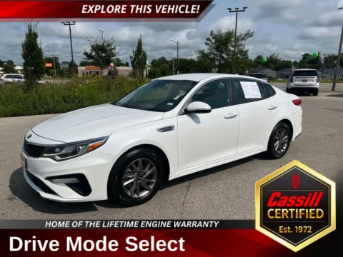 White 2020 Kia Optima LX for sale in Cedar Rapids, IA