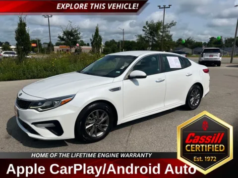 White 2020 Kia Optima LX for sale in Cedar Rapids, IA